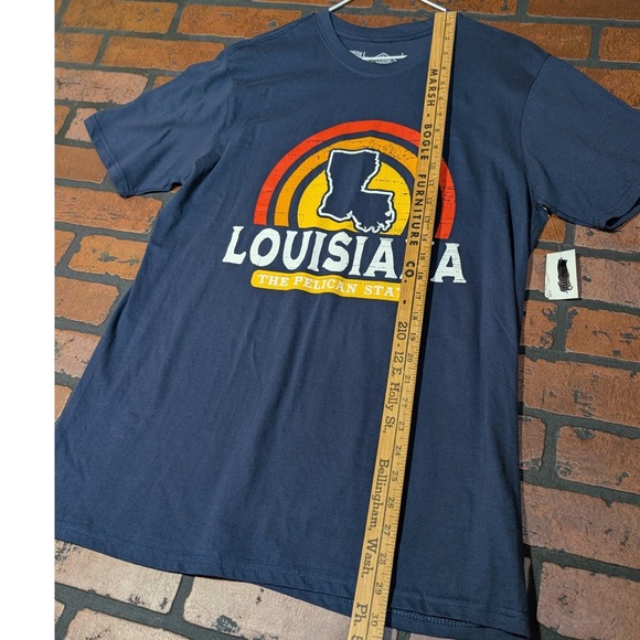 State Life Men's M Louisiana Pelican State Retro Graphic T-Shirt NWT - Picture 5 of 8